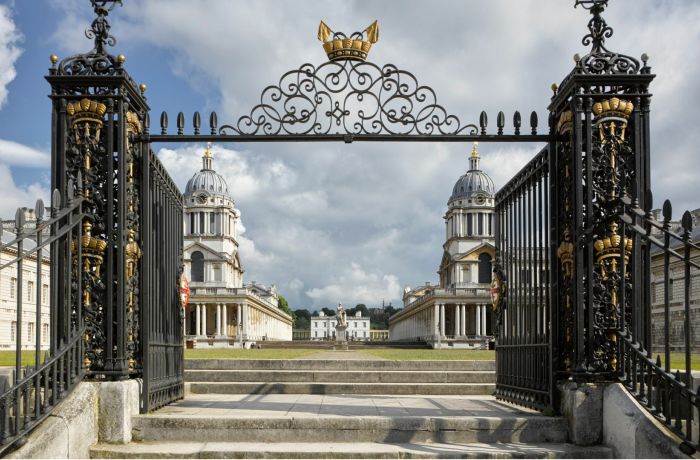 the old royal naval college entrance