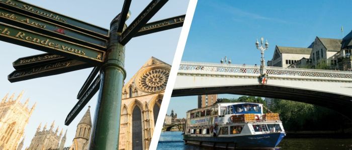 York short break for two with river cruise
