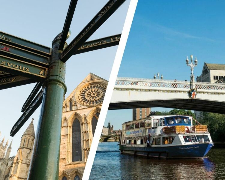 York short break for two with river cruise