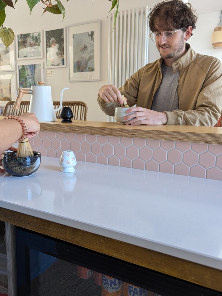 how to make matcha tea workshop in brighton