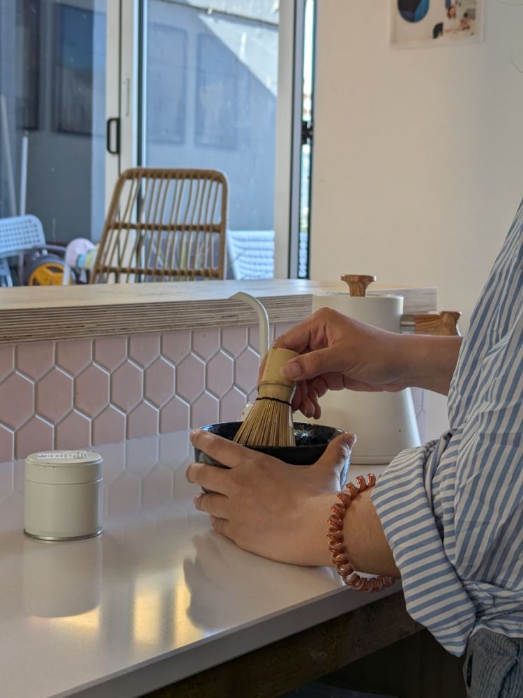 how to make matcha tea workshop in brighton