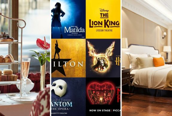london theatre break for two with afternoon tea at the rubens