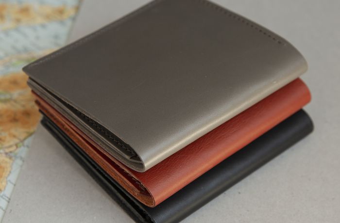Johny Todd leather wallets trio group copy