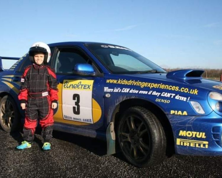 Junior rally driving experience