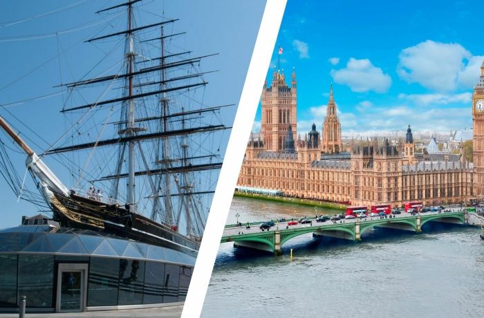 London city break with tickets to the cutty sark