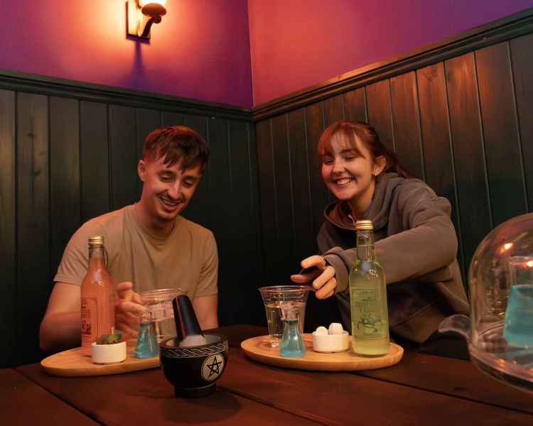magical potion experience at the rose street covenstead In edinburgh