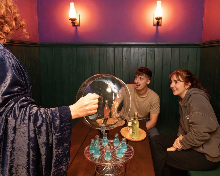 magical potion experience at the rose street covenstead In edinburgh