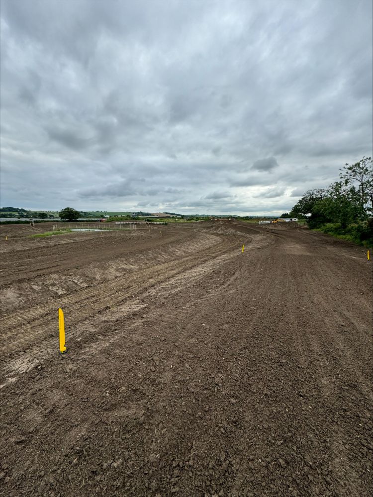 motocross track used on a motocross experience day