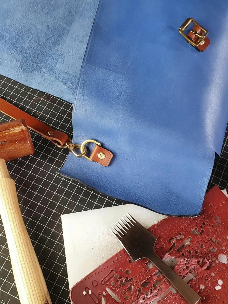Handmade satchel