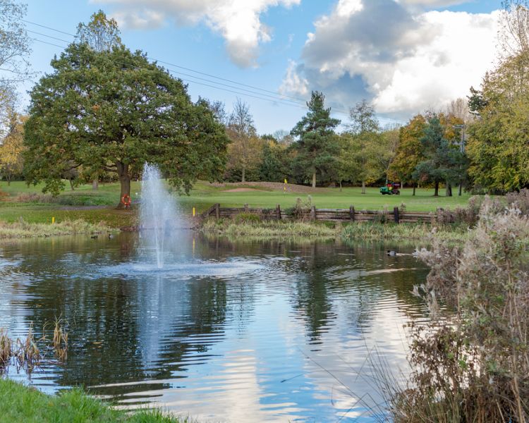 Exterior lake at q hotels telford spa day