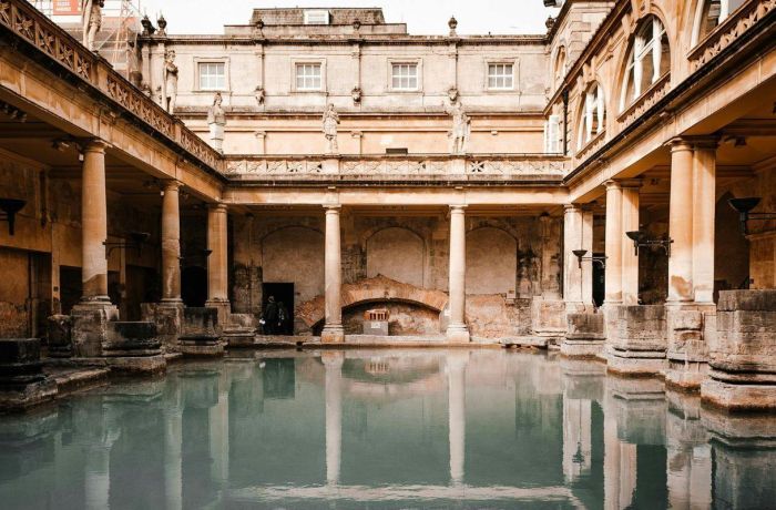 Roman baths in bath