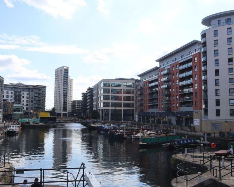 Clarence docks in leeds city centre