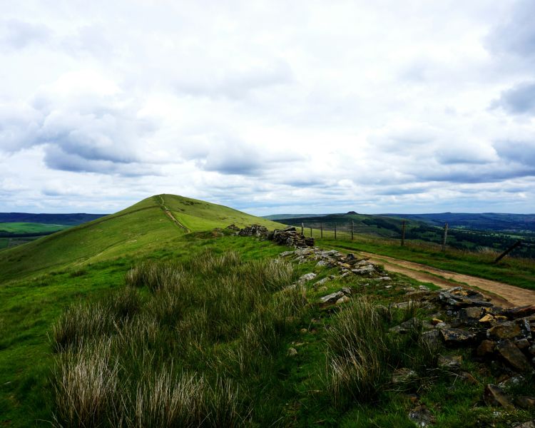 Mam tor in the peak district derbyshire