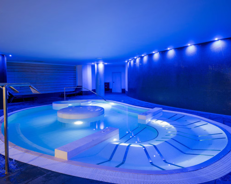 indoor pool at the london twickenham stadium hotel on a london break for two