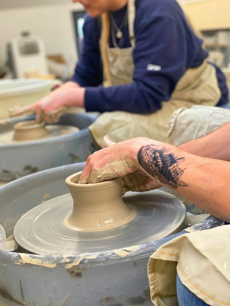 Pottery throwing workshop
