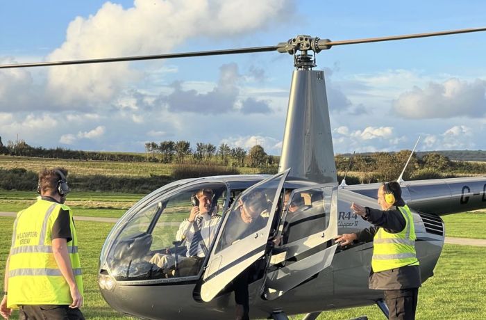 45 mile private R44 helicopter flight experience