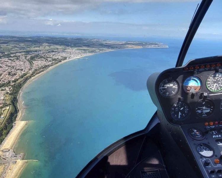 25 mile private R44 helicopter flight experience