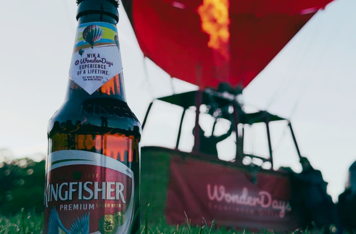 Kingfisher beer wonderdays collab