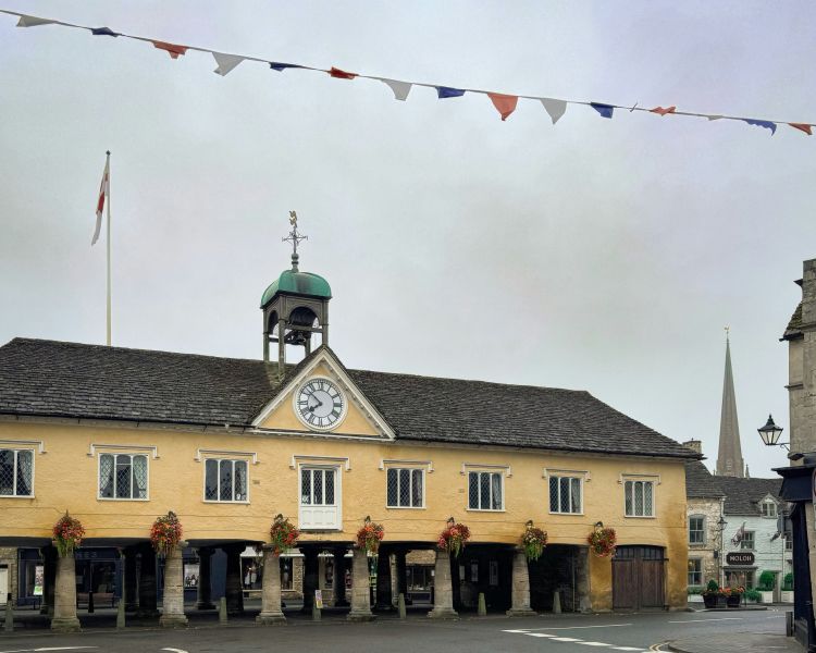 The old market hall in tetbury in the cotswolds
