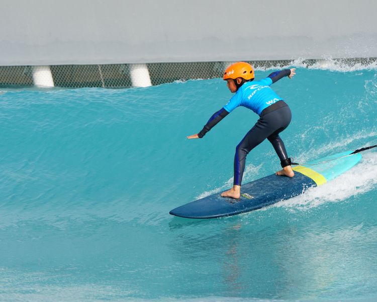 the wave surfing experience