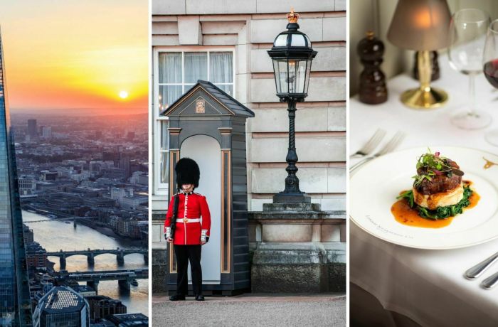 Visit to the shard on a one night stay with meal at marco pierre whites london steakhouse