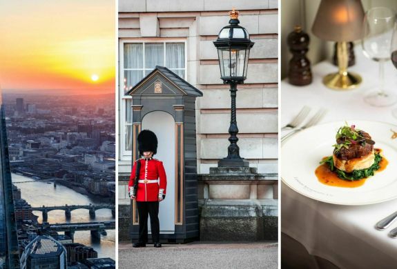 Visit to the shard on a one night stay with meal at marco pierre whites london steakhouse