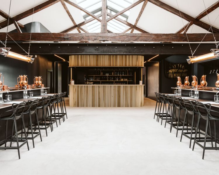 gin making classroom at distillery for a gin making experience