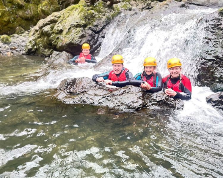Group canyoning experience