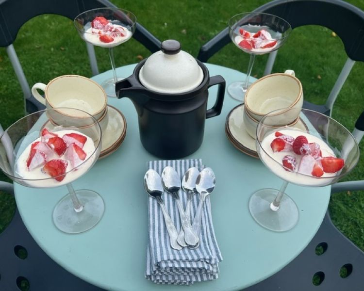 Strawberries and cream