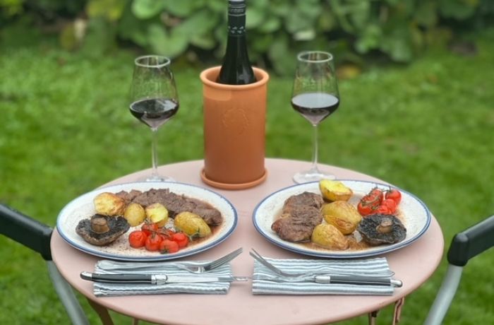 Steak brunch