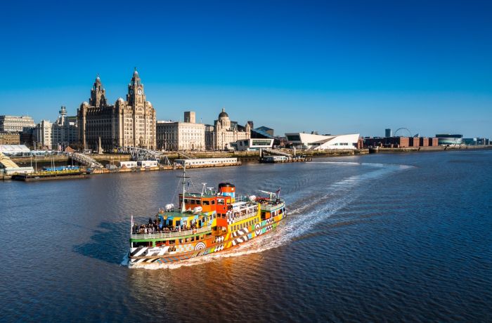 Wideview of the Liverpool Sightseeing River Cruise