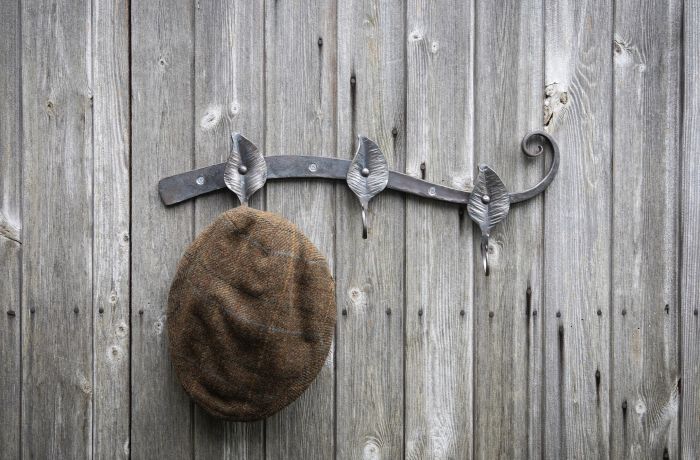 a coat hook rack made on a blacksmith experience day