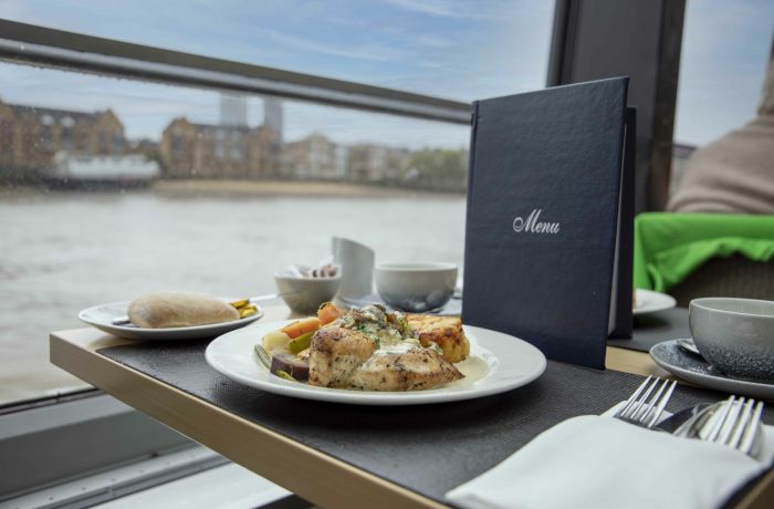 Food on the London Sightseeing River Cruise with Lunchjpg