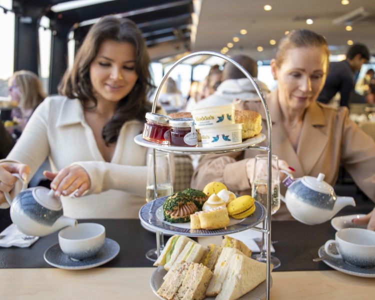 Table for the London Sightseeing River Cruise with Afternoon Tea