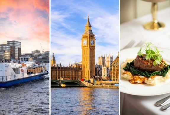 One night london break with river cruise and meal at marco pierre whites london steakhouse