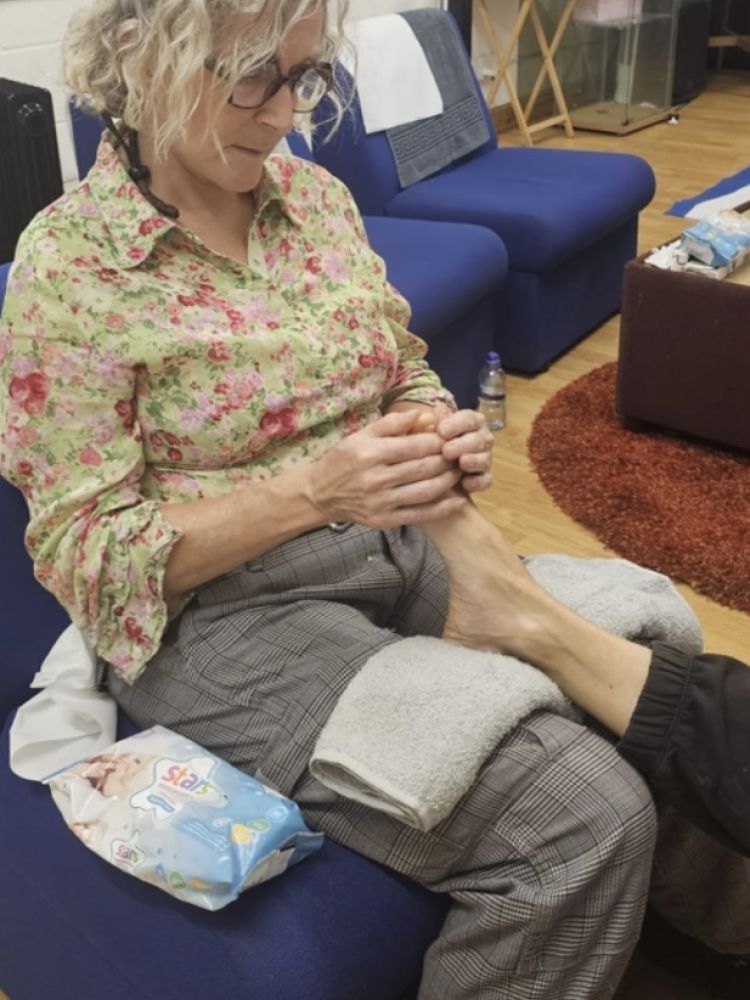 Foot reflexology workshop