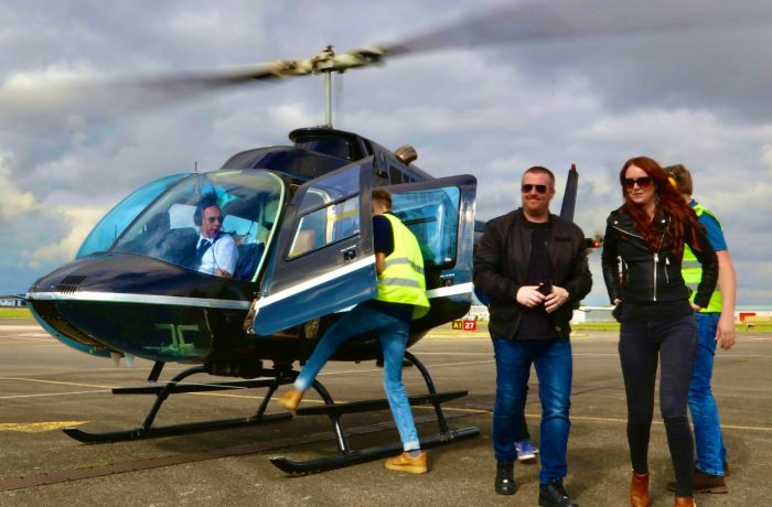 helicopter take off helicopter ride for 1
