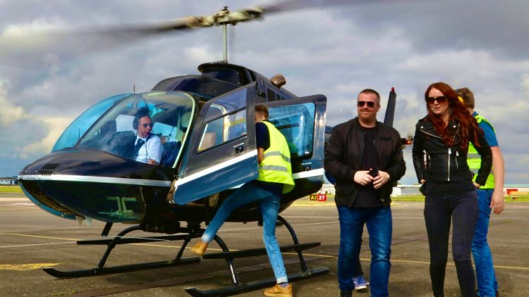 helicopter take off helicopter ride for 1