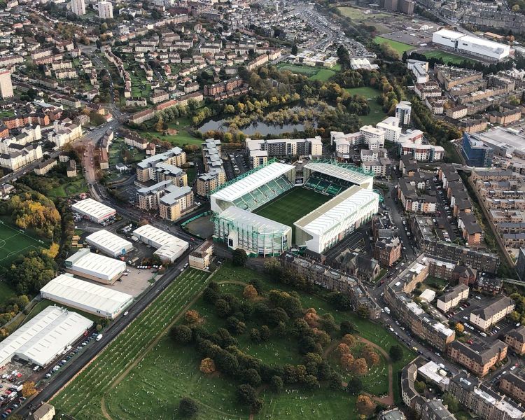 premier league football stadium tour helicopter