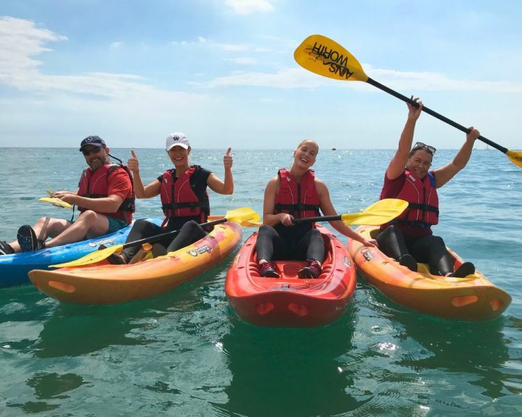 Sea kayaking in brighton