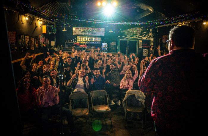 Audience at Crack Comedy