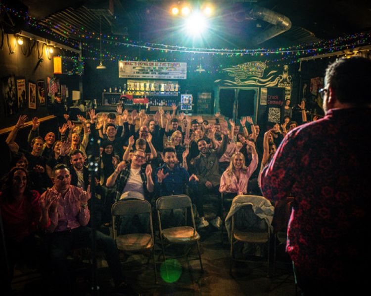Audience at Crack Comedy