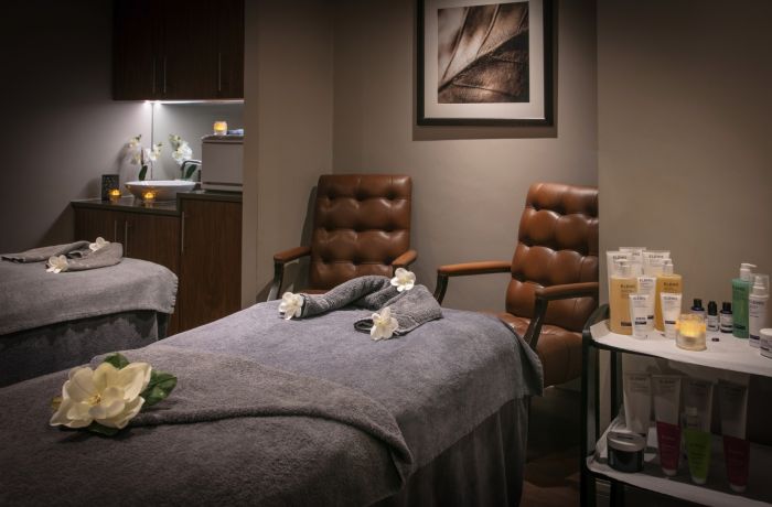 The spa treatment room at the westerwood spa hotel in glasgow
