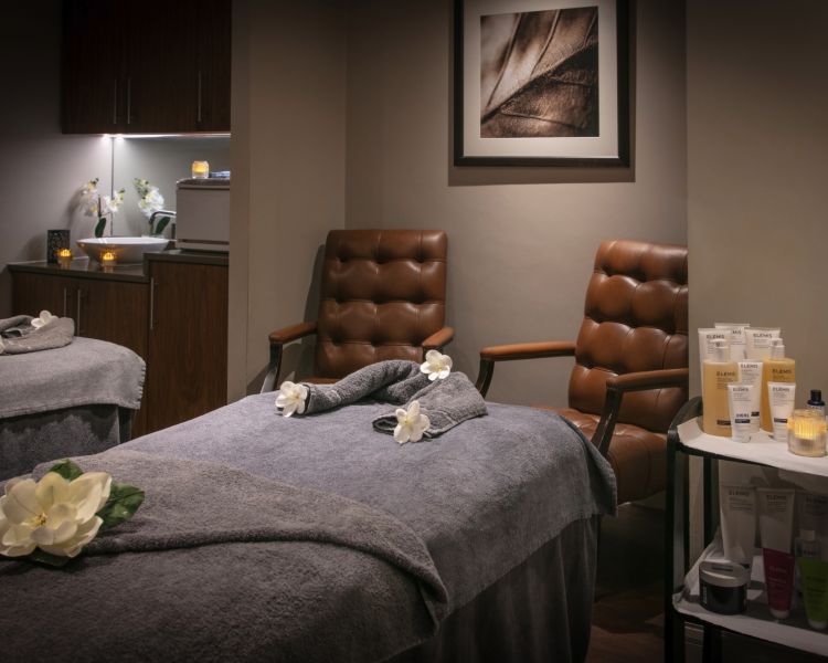 The spa treatment room at the westerwood spa hotel in glasgow