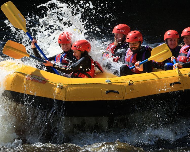 Group in yellow raft min