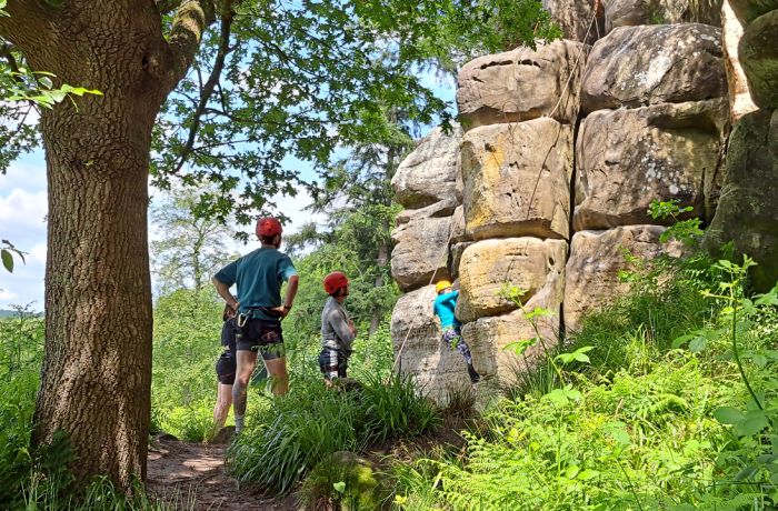 Observers at Intro to Climbing Hatt Adventures