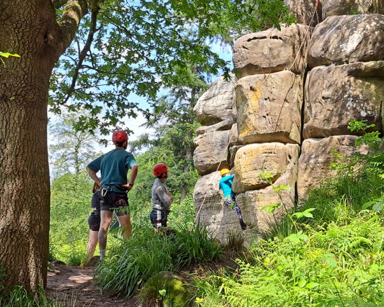 Observers at Intro to Climbing Hatt Adventures