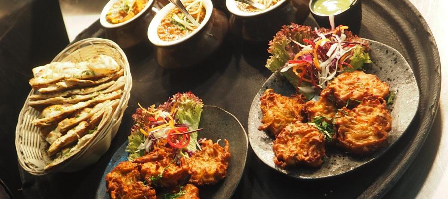 a selection of food dishes to illustrate experience days for food lovers