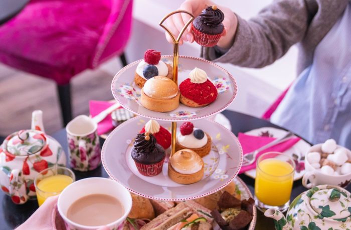 afternoon tea at brigit's bakery in covent garden