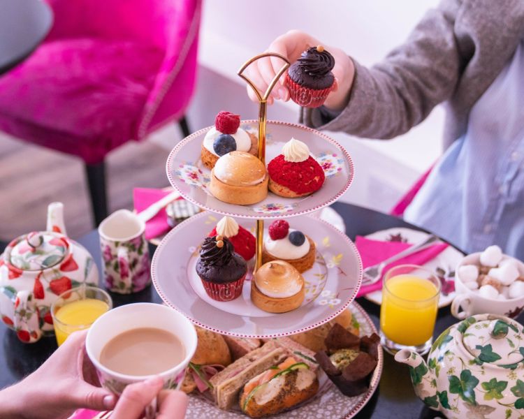 afternoon tea at brigit's bakery in covent garden